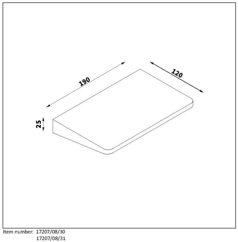 BORO - Nástenné svietidlo - LED 8W AC 2700K - biela